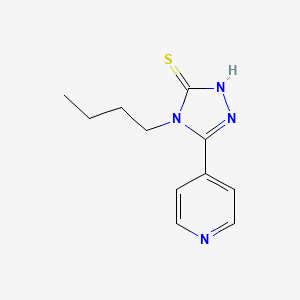 4-Butyl-5-(pyridin-4-yl)-4h-1,2,4-triazole-3-thiol