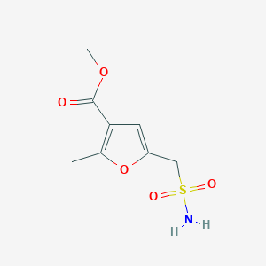 Methyl 2-methyl-5-(sulfamoylmethyl)furan-3-carboxylate