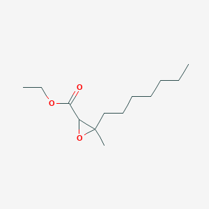 Ethyl 3-heptyl-3-methyloxirane-2-carboxylate