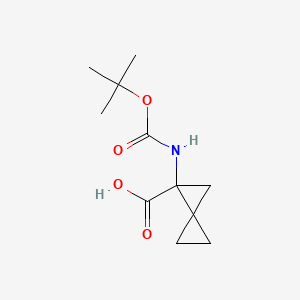 1-{[(Tert-butoxy)carbonyl]amino}spiro[2.2]pentane-1-carboxylic acid