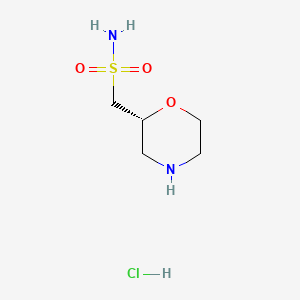 [(2R)-morpholin-2-yl]methanesulfonamide hydrochloride