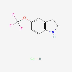 5-(trifluoromethoxy)-2,3-dihydro-1H-indole hydrochloride