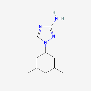 molecular formula C10H18N4 B13480875 1-(3,5-dimethylcyclohexyl)-1H-1,2,4-triazol-3-amine 