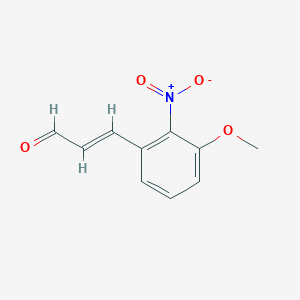 3-(3-Methoxy-2-nitrophenyl)prop-2-enal