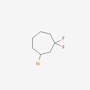 3-Bromo-1,1-difluorocycloheptane