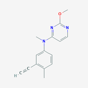 N-(3-ethynyl-4-methylphenyl)-2-methoxy-N-methylpyrimidin-4-amine