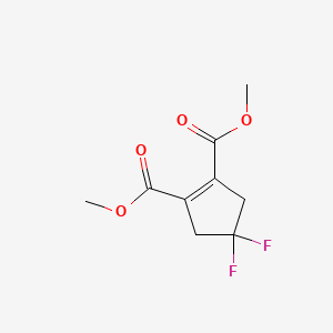 1,2-Dimethyl 4,4-difluorocyclopent-1-ene-1,2-dicarboxylate