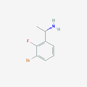 (1S)-1-(3-bromo-2-fluorophenyl)ethan-1-amine