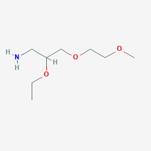 2-Ethoxy-3-(2-methoxyethoxy)propan-1-amine