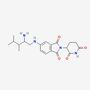 5-[(2-Amino-3,4-dimethyl-pentyl)amino]-2-(2,6-dioxo-3-piperidyl)isoindoline-1,3-dione