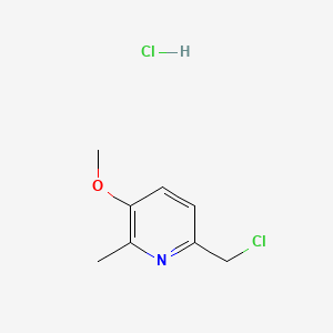 6-(Chloromethyl)-3-methoxy-2-methylpyridine hydrochloride