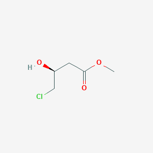 molecular formula C5H9ClO3 B1348108 (S)-甲基-4-氯-3-羟基丁酸 CAS No. 86728-93-0