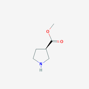 molecular formula C6H11NO2 B1348109 (R)-甲基吡咯烷-3-羧酸酯 CAS No. 428518-43-8