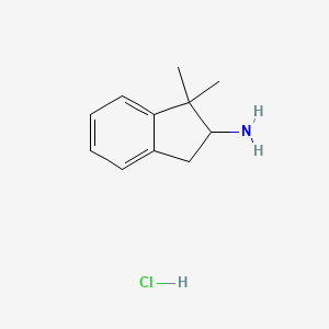 1,1-dimethyl-2,3-dihydro-1H-inden-2-amine hydrochloride