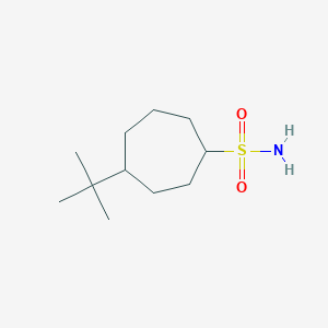 4-(Tert-butyl)cycloheptane-1-sulfonamide