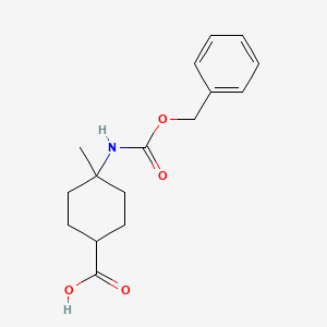 4-Cbz-amino-4-methylcyclohexane-1-carboxylic acid