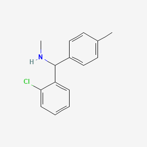 [(2-Chlorophenyl)(4-methylphenyl)methyl](methyl)amine