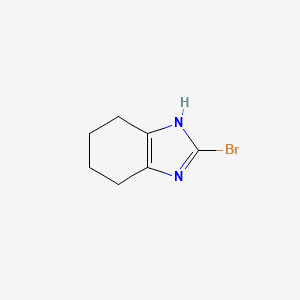 molecular formula C7H9BrN2 B13481176 2-Bromo-4,5,6,7-tetrahydro-1H-benzo[d]imidazole 