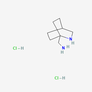 1-{2-Azabicyclo[2.2.2]octan-1-yl}methanamine dihydrochloride