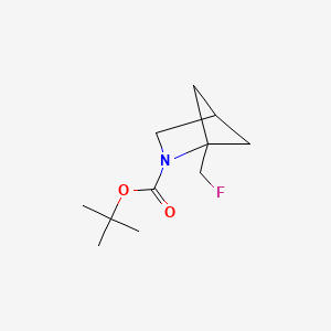 molecular formula C11H18FNO2 B13481217 Tert-butyl 1-(fluoromethyl)-2-azabicyclo[2.1.1]hexane-2-carboxylate 