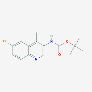 tert-butyl N-(6-bromo-4-methylquinolin-3-yl)carbamate