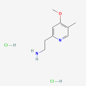 2-(4-Methoxy-5-methylpyridin-2-yl)ethan-1-amine dihydrochloride