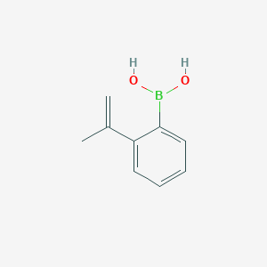 molecular formula C9H11BO2 B13481296 (2-prop-1-en-2-ylphenyl)boronic Acid CAS No. 372193-54-9