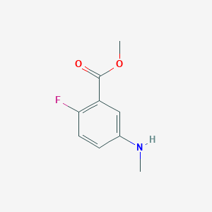 Methyl 2-fluoro-5-(methylamino)benzoate