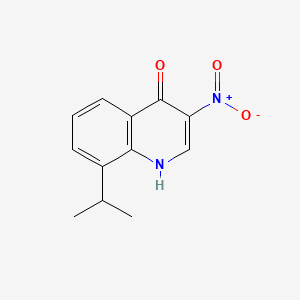 3-Nitro-8-(propan-2-yl)quinolin-4-ol