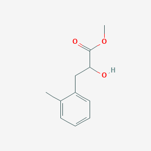 molecular formula C11H14O3 B13481366 Methyl 2-hydroxy-3-(2-methylphenyl)propanoate 