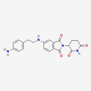 5-[2-(4-Aminophenyl)ethylamino]-2-(2,6-dioxo-3-piperidyl)isoindoline-1,3-dione