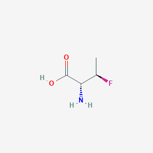 molecular formula C4H8FNO2 B13481393 2-Amino-3-fluorobutyric acid, threo 