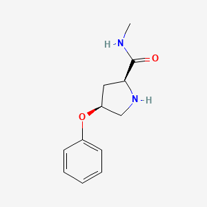 (2S,4S)-N-methyl-4-phenoxypyrrolidine-2-carboxamide