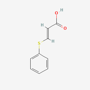 molecular formula C9H8O2S B1348142 (2E)-3-(苯基硫基)丙-2-烯酸 CAS No. 63413-91-2