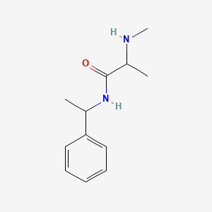 2-(methylamino)-N-(1-phenylethyl)propanamide