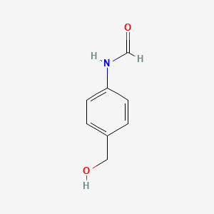 molecular formula C8H9NO2 B13481445 N-[4-(hydroxymethyl)phenyl]formamide 