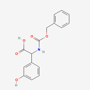 2-{[(Benzyloxy)carbonyl]amino}-2-(3-hydroxyphenyl)acetic acid