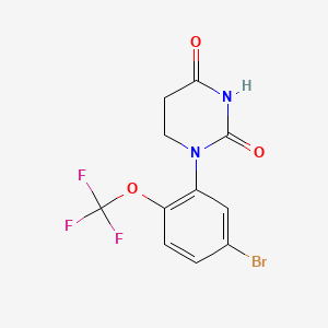 1-[5-Bromo-2-(trifluoromethoxy)phenyl]hexahydropyrimidine-2,4-dione