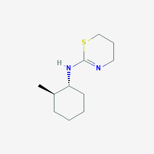 rac-N-[(1R,2R)-2-methylcyclohexyl]-5,6-dihydro-4H-1,3-thiazin-2-amine, trans