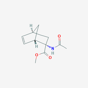 rel-methyl (1R,2R,4R)-2-acetamidobicyclo[2.2.1]hept-5-ene-2-carboxylate