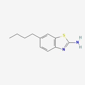 molecular formula C11H14N2S B1348155 6-丁基-苯并噻唑-2-胺 CAS No. 65948-20-1