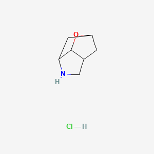 8-Oxa-4-azatricyclo[4.2.1.0,3,7]nonane hydrochloride