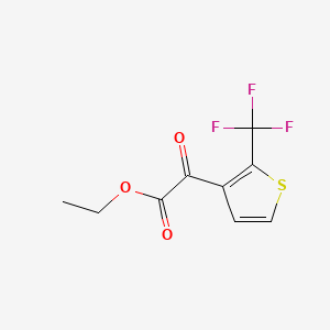 Ethyl 2-oxo-2-[2-(trifluoromethyl)thiophen-3-yl]acetate