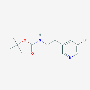 Tert-butyl (2-(5-bromopyridin-3-yl)ethyl)carbamate