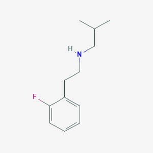 molecular formula C12H18FN B13481612 [2-(2-Fluorophenyl)ethyl](2-methylpropyl)amine 