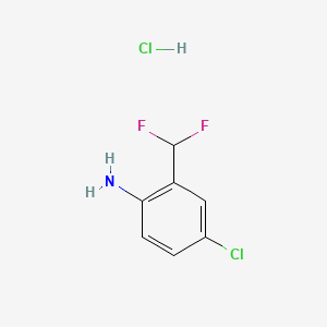 4-Chloro-2-(difluoromethyl)aniline hydrochloride