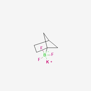 molecular formula C6H9BF3K B13481659 Potassium bicyclo[2.1.1]hexan-1-yltrifluoroborate 