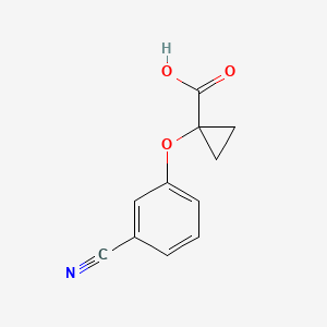 1-(3-Cyanophenoxy)cyclopropane-1-carboxylic acid