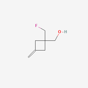 [1-(Fluoromethyl)-3-methylidenecyclobutyl]methanol