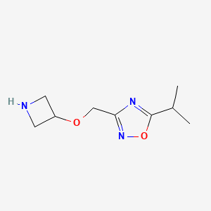 3-((Azetidin-3-yloxy)methyl)-5-isopropyl-1,2,4-oxadiazole